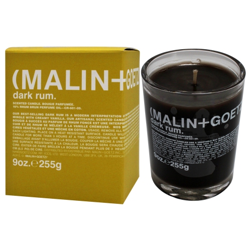 Scented Candle - Dark Rum by Malin + Goetz for Unisex - 9 oz Candle