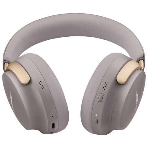 Casque d'écoute Bluetooth à suppression du bruit QuietComfort Ultra de Bose - Grès