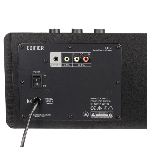 Edifier D12 Bookshelf Speaker - Integrated Desktop Stereo Bluetooth Speaker