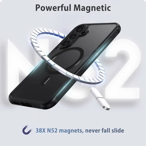 Étui noir pour Galaxy S23 FE de Samsung avec MagSafe - mince, antichoc et ne jaunit pas