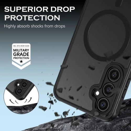 Étui noir pour Galaxy S23 FE de Samsung avec MagSafe - mince, antichoc et ne jaunit pas