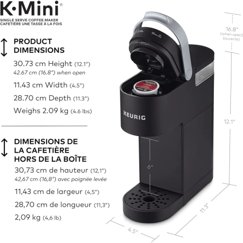 Compact Keurig Coffee Maker: Fast Brews, Customizable Sizes, and Eco-Friendly Options