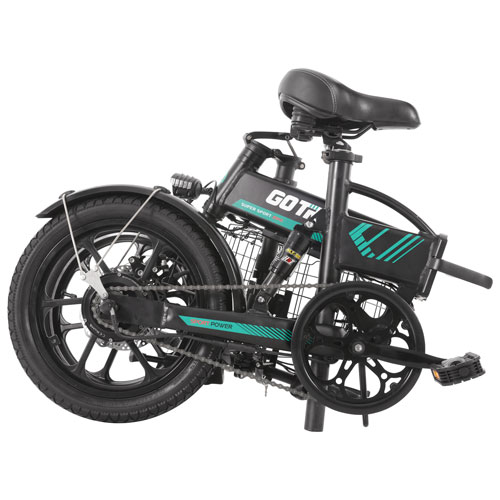 Vélo de ville électrique repliable B01 de Gotrax - Noir
