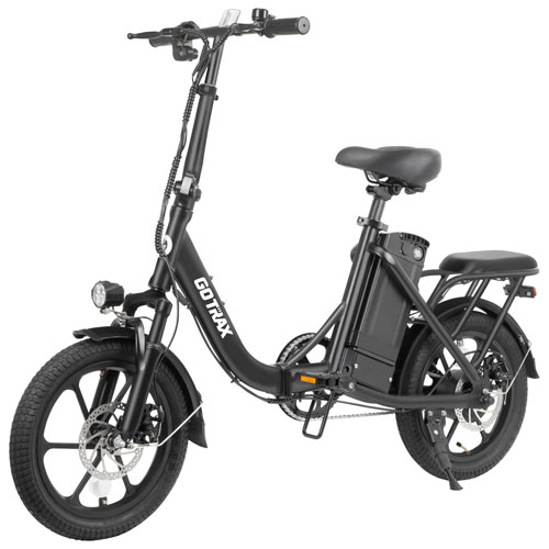 Vélo de ville électrique repliable OTTO de Gotrax - Noir