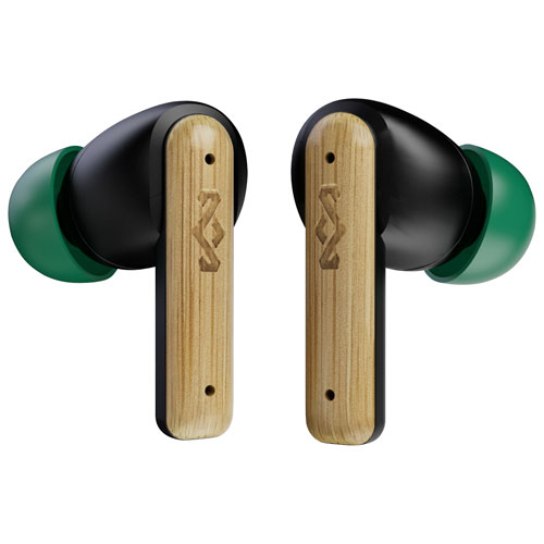 Écouteurs boutons 100 % sans fil à isolation sonore Little Bird de House of Marley - Noir