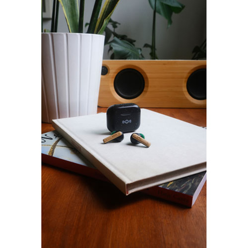 Écouteurs boutons 100 % sans fil à isolation sonore Little Bird de House of Marley - Noir