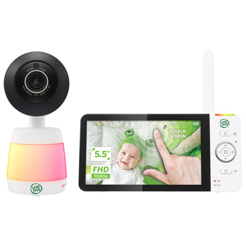 LeapFrog 5.5" Video Wi-Fi Baby Monitor w/ Colour Night Vision, Zoom/Pan/Tilt & 2-Way Audio