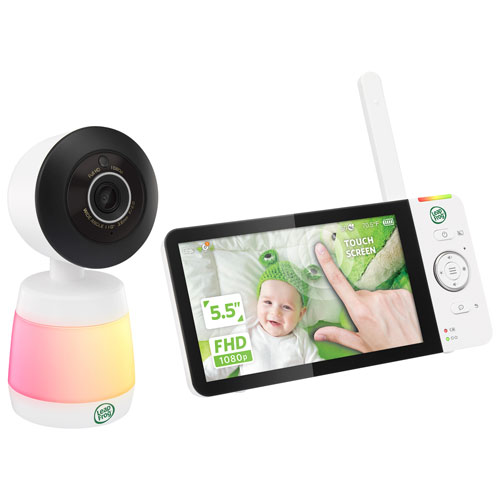 LeapFrog 5.5" Video Wi-Fi Baby Monitor w/ Colour Night Vision, Zoom/Pan/Tilt & 2-Way Audio