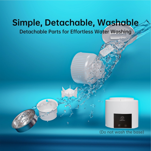 PAPIFEED Automatic Cat Feeders with APP: WiFi Pet Dry Food Dispenser 3L,Timed Auto Pet Feeder Programmable,Up to 10 Feeding Schedule Per Day(12