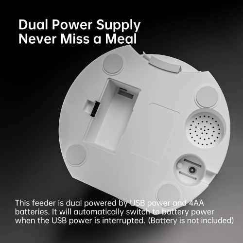 PAPIFEED Automatic Cat Feeders with APP: WiFi Pet Dry Food Dispenser 3L,Timed Auto Pet Feeder Programmable,Up to 10 Feeding Schedule Per Day(12