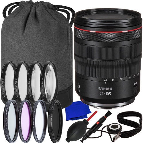 CANON  Rf 24-105MM F/4L Is Usm Lens 2963C002 - 8PC Accessory Bundle