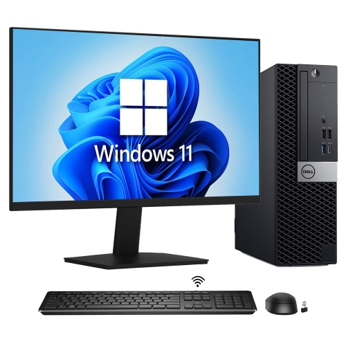 Remis à neuf - ordinateur de bureau OptiPlex 7060 SFF de Dell/hexacoeur i7 8th génération Intel/RAM DDR4 32&nbsp;Go/SSD NVMe 2&nbsp;To/Win 11