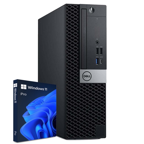 Dell OptiPlex 5060 Small Form Factor Business Desktop - Intel Core i5 (8th Gen), 32GB Memory, 2TB SSD, Win 11 Pro + 24" Monitor by DELL - Refurbished condition - Image 2