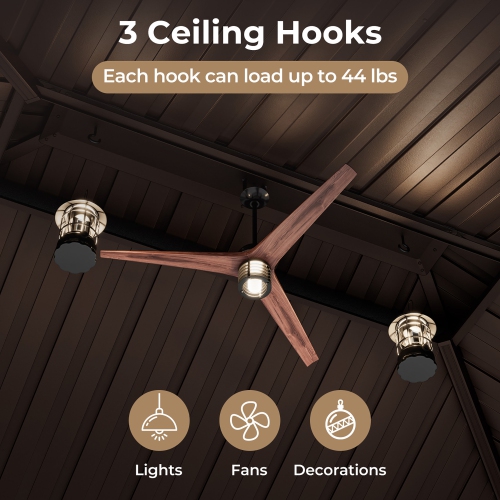 Gymax 12' x 16' Double-Roof Hardtop Gazebo with Galvanized Steel Roof Netting Outdoor