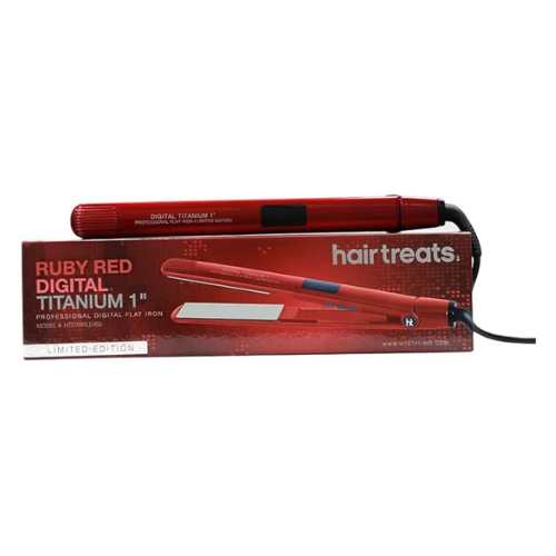 Hair Treats RUBY RED Digital Mirror Titanium 1" 450F - Limited Edition