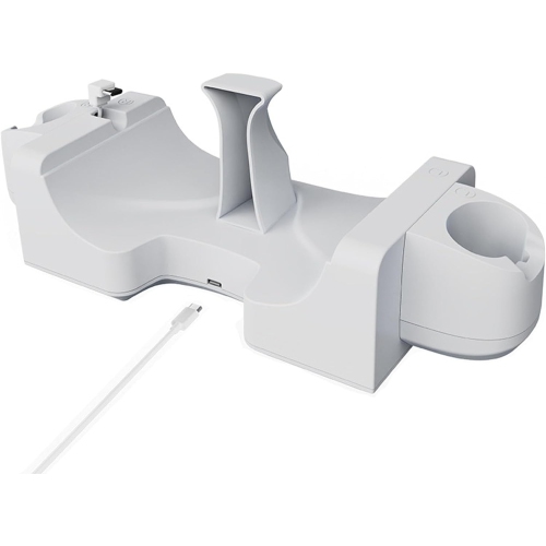 Station de chargement compatible avec le casque de réalité virtuelle Oculus/Meta Quest 3 et la manette Chargeur rapide base de chargement mural pour