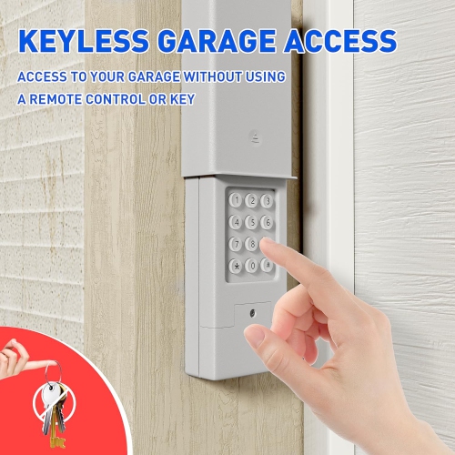 Pavé numérique universel pour ouvre-porte de garage, compatible avec l'ouvre-porte de garage Stanley LiftMaster Craftsman Genie Multi Code de