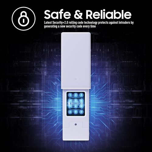 Pavé numérique universel pour ouvre-porte de garage, compatible avec l'ouvre-porte de garage Stanley LiftMaster Craftsman Genie Multi Code de
