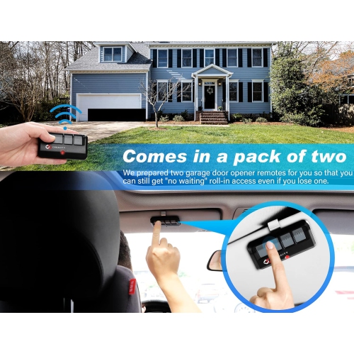 2 pour la télécommande universelle LiftMaster Craftsman de porte de garage 893LM 893Max 971LM de Chamberlain