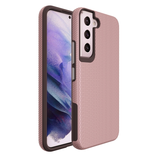 [CS] Slim Fitted Hybrid Hard PC Shell Shockproof Case Cover for Samsung Galaxy S25 Plus / S24 Plus, Rose Gold