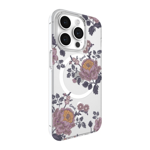 Coach iPhone 15 Pro Plastic Fitted Hard Shell Case – Moody Floral