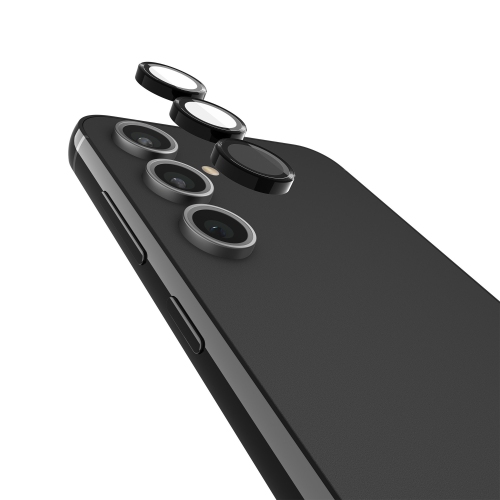 Protecteur d'objectif en verre à anneau en aluminium Case-Mate pour Galaxy S23 FE 5G de Samsung - Noir