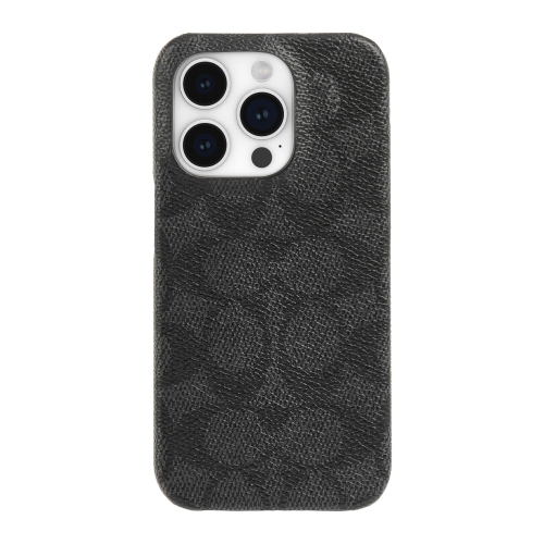 COACH  Iphone 15 Pro Plastic Fitted Hard Shell Case – In Charcoal It fits great and looks great on my iPhone 15 Pro, I love it!