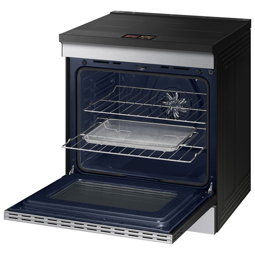 Cuisinière induction encastrable convection véritable 6,3 pi³ 30 po de Samsung - Inox