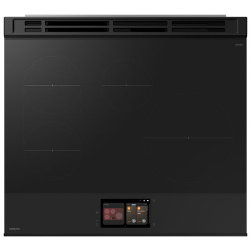 Cuisinière induction encastrable convection véritable 6,3 pi³ 30 po de Samsung - Inox