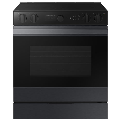 Cuisinière électrique encastrable 5 éléments convection 6,3 pi³ 30 po BESPOKE de Samsung - Mat