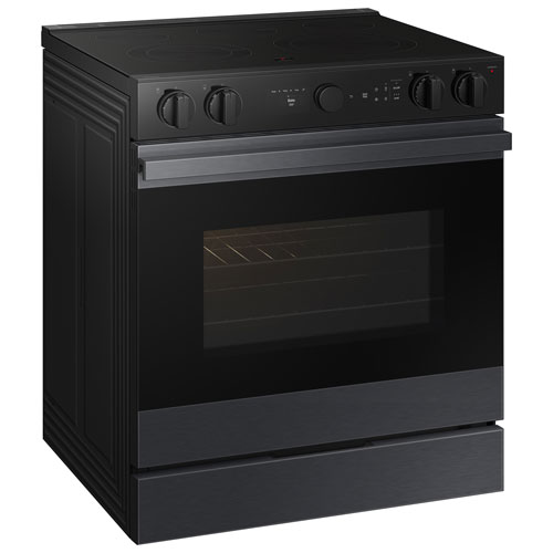 Cuisinière électrique encastrable 5 éléments convection 6,3 pi³ 30 po BESPOKE de Samsung - Mat