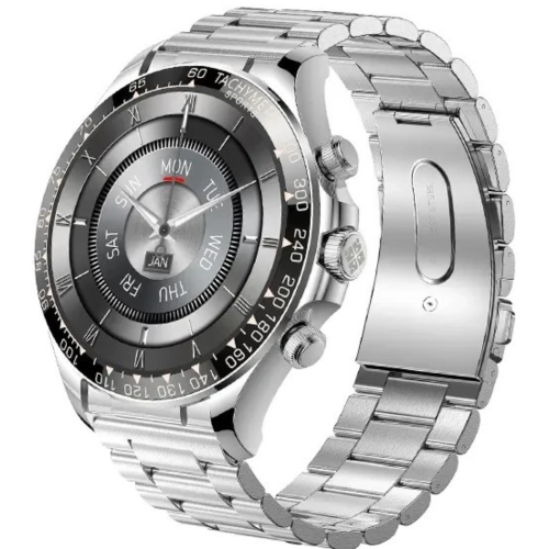 TUTT Classic Smartwatch for Men Metal Case | 1.55'' Large HD Screen IP67 Tactical Smart Watch with BT Call Pedometer Straps X108