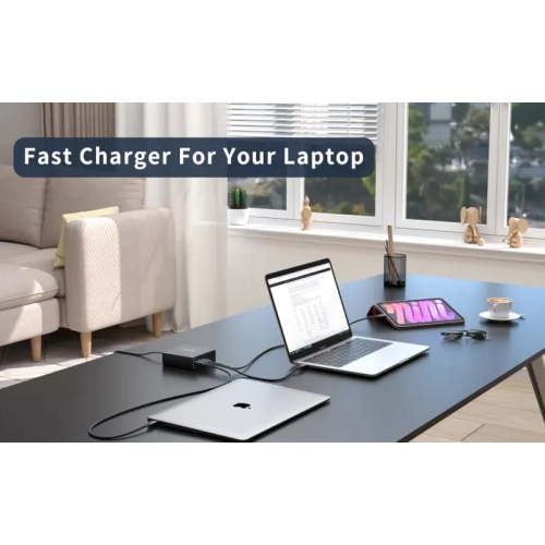 300W USB C Fast Charger - 7 Port Fast Charging Station with Dual PD PPS 100W for iPhone, Galaxy, Laptop, MacBook, iPad, DELL, HP, Surface - Power up
