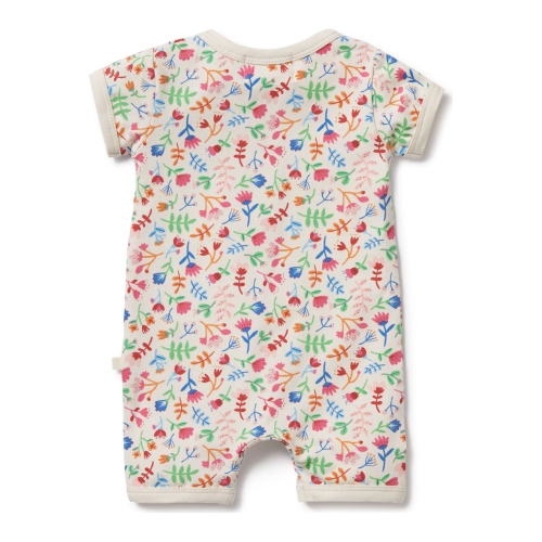Wilson+Frenchy Organic Cotton Boyleg Zipsuit - Tropical Garden