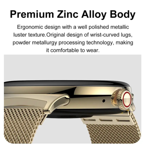 TUTT LA9 AMOLED Women Pocket Smart Watch 1.43 inch With Quick-detach Straps Sport Fitness 2 in 1 Smartwatch Black