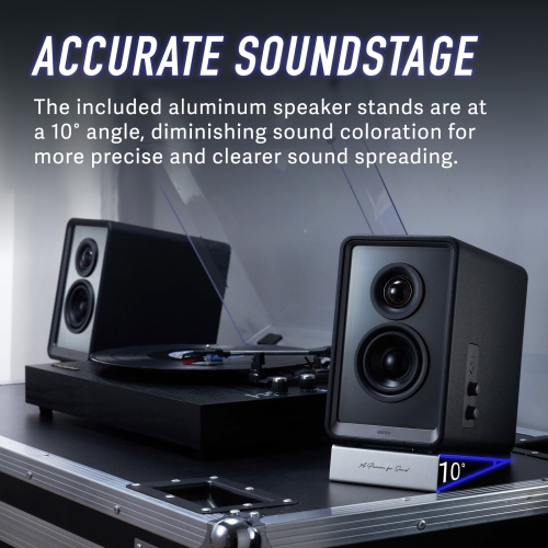 Edifier QR65 Active Monitor Speakers with GaN Charger, Wireless Audio Bluetooth Computer Speakers