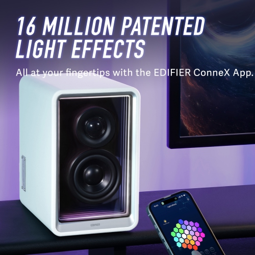 Edifier QR65 Active Monitor Speakers with GaN Charger, Wireless Audio Bluetooth Computer Speakers