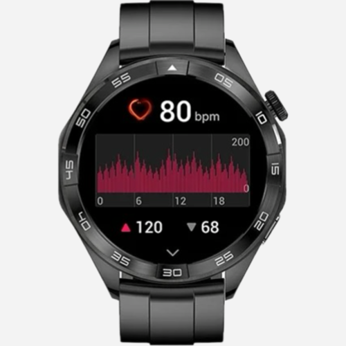 TUTT X105 Metal Case Men Smart Watch | 1.55'' Large HD Screen IP67 Tactical SmartWatch with BT Call Pedometer Sport Modes Rubber Straps Black