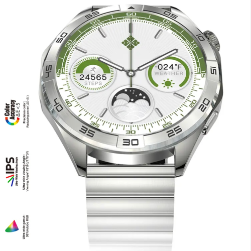 TUTT X105 Metal Case Men Smart Watch | 1.55'' Large HD Screen IP67 Tactical SmartWatch with BT Call Pedometer Sport Modes Rubber Straps Black