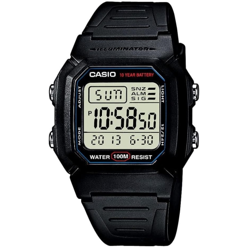 Casio Men's W800H-1AV Classic Digital Sport Watch, Blue,Black, One Size