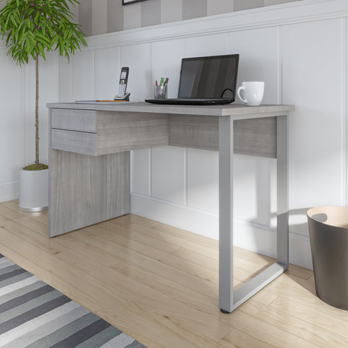 Solay 48"W Computer Desk - Platinum Grey