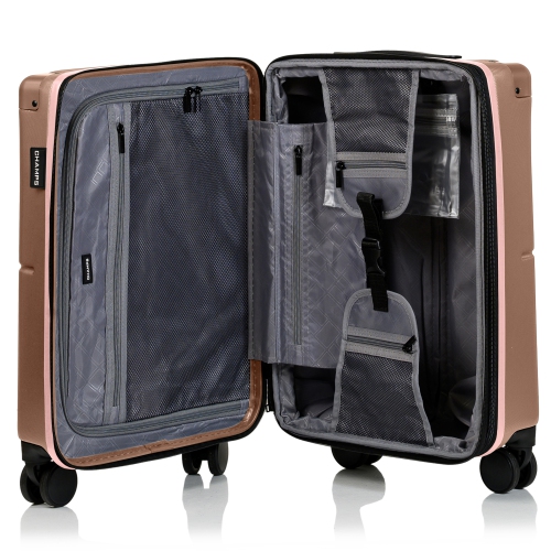CHAMPS Earth Collection 3 Piece Hard Side Luggage Set