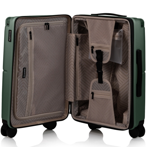 Earth Collection 3 Piece Hardside Luggage Set