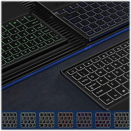 SaharaCase Keyboard Case for Galaxy Tab S10+/S9+/S9FE+ - Black