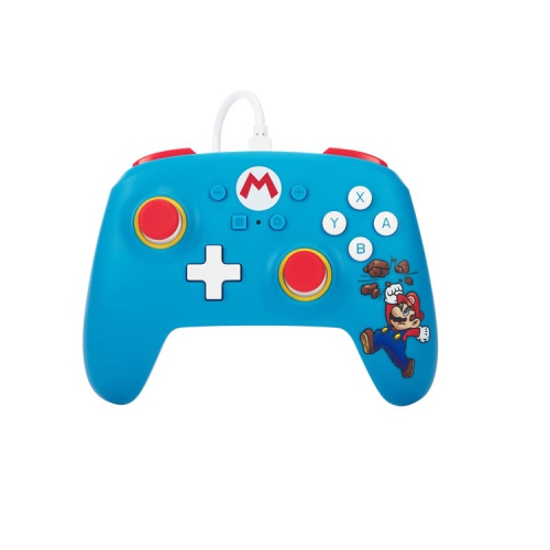 Manette avec fil de PowerA pour Switch - Mario Brick Breaker - remis à neuf