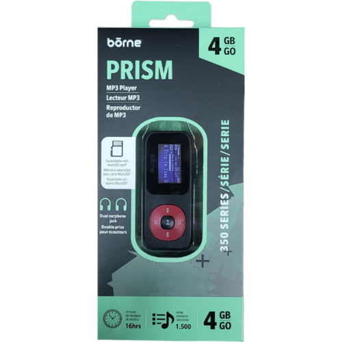 (Open Box ) Borne MP3504RD Prism MP3 Player Best Buy Canada