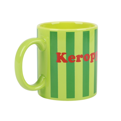 Hello Kitty x Friends Keroppi Green Striped 16oz Mug