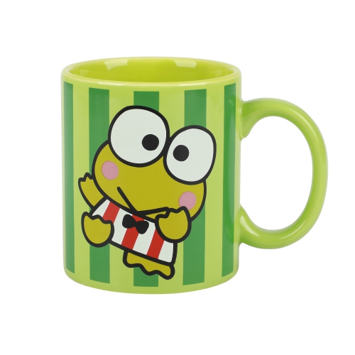 Hello Kitty x Friends Keroppi Green Striped 16oz Mug