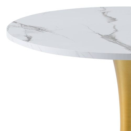 CorLiving Round Marbled Bistro Table