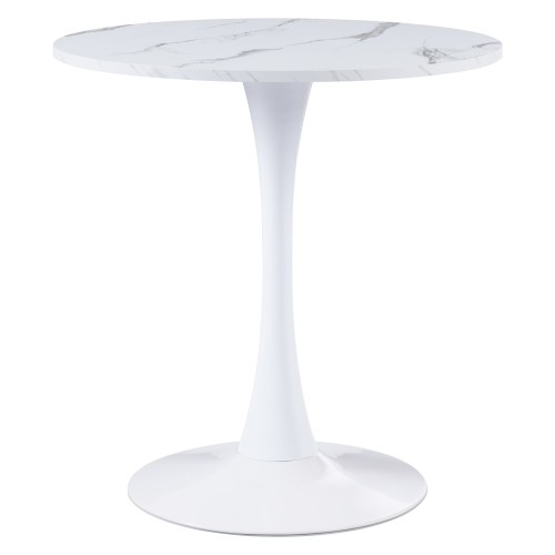 CORLIVING  Round Marbled Bistro Table